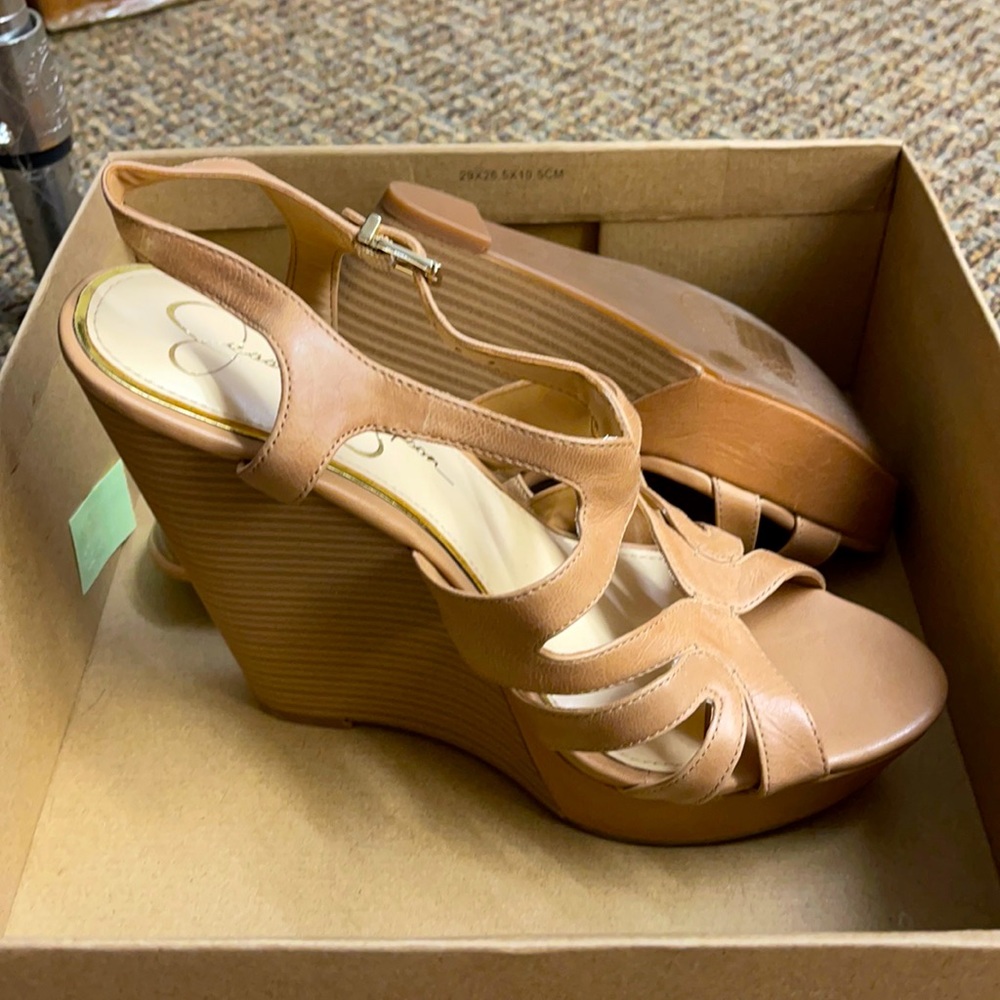 Jessica Simpson wedges